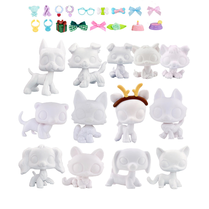 Custom White Blank Base 12PCS