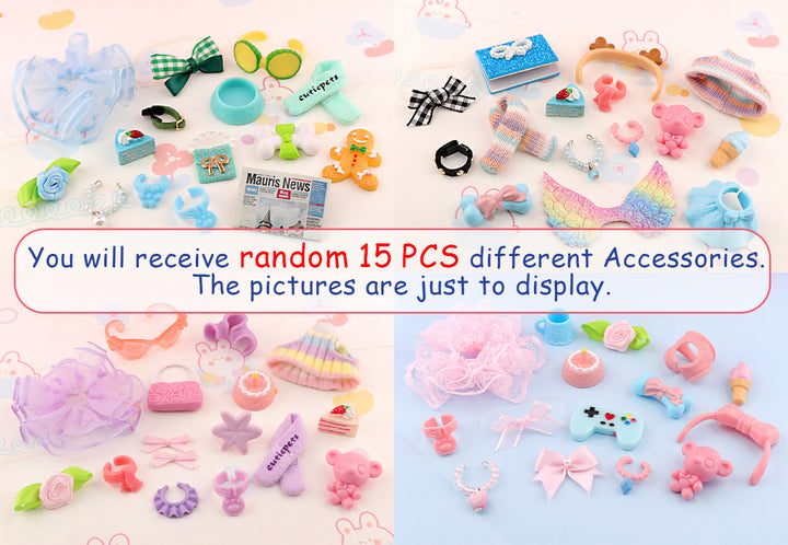 Random 15pcs lps Accessories Pack