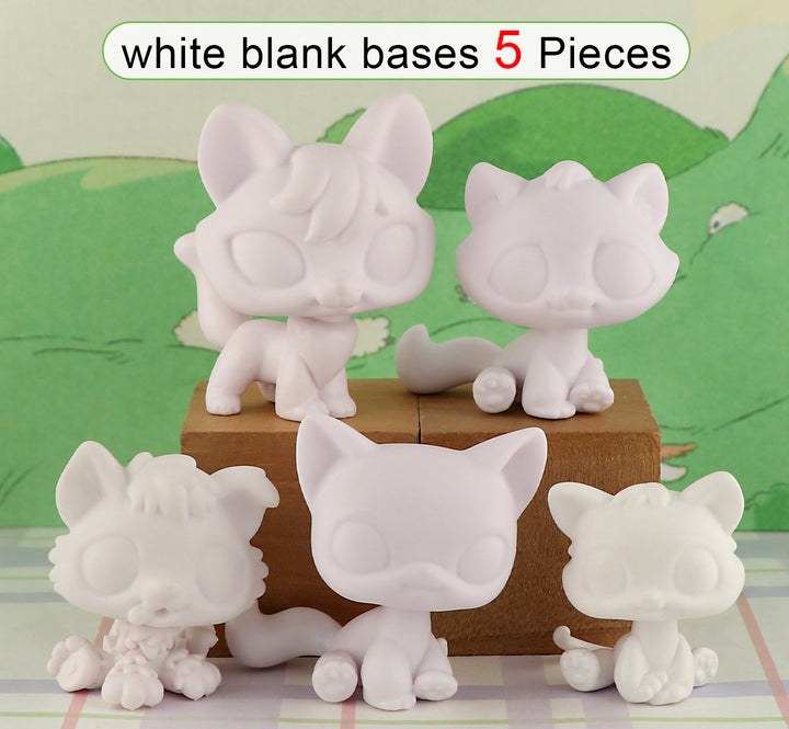 lps white base lot of 5