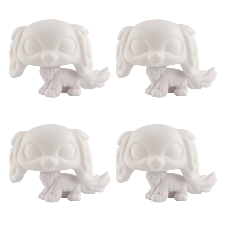 lps Charles spaniel white base pack of 4