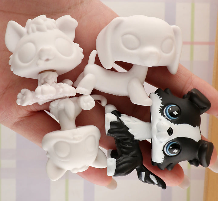 lps white blank lot of 12