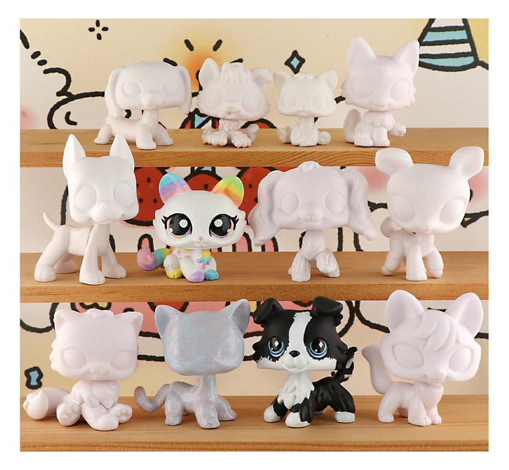 lps white blank lot of 12